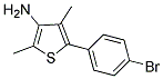 METHYL 3-AMINO-4-METHYL-5-(4-BROMOPHENYL)THIOPHENE Struktur