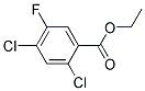 ETHYL 2,4-DICHLORO-5-FLUOROBENZOATE Struktur