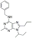 9-SEC-BUTYL-N-BENZYL-2-METHYL-8-PROPYL-9H-PURIN-6-AMINE Struktur