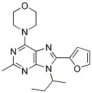 9-SEC-BUTYL-8-(FURAN-2-YL)-2-METHYL-6-MORPHOLINO-9H-PURINE Struktur