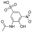 6-NITRO-2-ACETAMIDOPHENOL-4-SULFONIC ACID Struktur