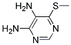 6-(METHYLTHIO)PYRIMIDINE-4,5-DIAMINE Struktur