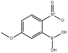 5-METHOXY-2-NITROPHENYLBORONIC ACID Struktur