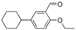 5-CYCLOHEXYL-2-ETHOXYBENZALDEHYDE Struktur