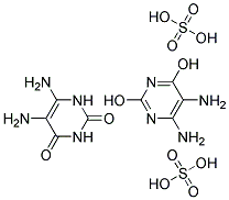 5,6-DIAMINO-2,4-DIHYDROXYPYRIMIDINE SULPHATE, (5,6-DIAMINOURACIL SULFATE) Struktur