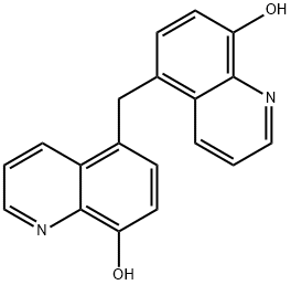 5,5'-METHYLENE-BIS(8-HYDROXYQUINOLINE) Struktur