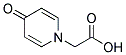 4-OXO-1(4H)-PYRIDINEACETIC ACID Struktur