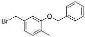 3-BENZYLOXY-4-METHYLBENZYL BROMIDE Struktur