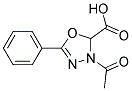 3-ACETYL-2,3-DIHYDRO-5-PHENYL-1,3,4-OXADIAZOLE-2-CARBOXYLIC ACID Struktur