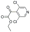 3,5-DICHLORO-ALPHA-OXO-4-PYRIDINEACETIC ACID ETHYL ESTER Struktur