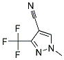 3-(TRIFLUOROMETHYL)-1-METHYL-1H-PYRAZOLE-4-CARBONITRILE Struktur