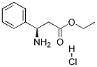 3-(R)-AMINO-3-PHENYLPROPIONIC ACIDETHYL ESTER HYDROCHLORIDE Struktur