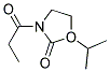 (R)-3-(1-OXOPROPYL)-1-(ISOPROPYL)-2-OXAZOLIDINONE Struktur