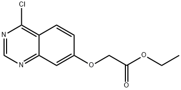 2-(4-氯喹唑啉-7-氧基)乙酸乙酯 結(jié)構(gòu)式