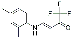 4-(2,4-DIMETHYLANILINO)-1,1,1-TRIFLUOROBUT-3-EN-2-ONE, TECH Struktur