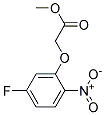 METHYL 2-(5-FLUORO-2-NITROPHENOXY)ACETATE, TECH Struktur