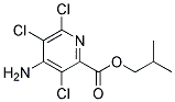 ISOBUTYL 4-AMINO-3,5,6-TRICHLOROPYRIDINE-2-CARBOXYLATE, TECH Struktur