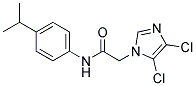 N1-(4-ISOPROPYLPHENYL)-2-(4,5-DICHLORO-1H-IMIDAZOL-1-YL)ACETAMIDE, TECH Struktur