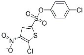 4-CHLOROPHENYL 5-CHLORO-4-NITROTHIOPHENE-2-SULFONATE, TECH Struktur