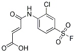 4-(2-CHLORO-4-FLUOROSULFONYLANILINO)-4-OXOBUT-2-ENOIC ACID, TECH Struktur