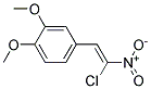 4-(2-CHLORO-2-NITROVINYL)-1,2-DIMETHOXYBENZENE, TECH Struktur