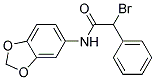 N1-(1,3-BENZODIOXOL-5-YL)-2-BROMO-2-PHENYLACETAMIDE, TECH Struktur