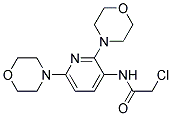 N1-(2,6-DIMORPHOLINO-3-PYRIDYL)-2-CHLOROACETAMIDE, TECH Struktur