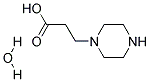 3-(PIPERAZIN-1-YL)-PROPIONIC ACID HYDRATE Struktur