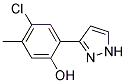 3-(5-CHLORO-2-HYDROXY-4-METHYLPHENYL)-PYRAZOLE Struktur