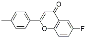 6-FLUORO-2-(4-METHYLPHENYL)-4H-CHROMEN-4-ONE Struktur