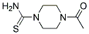 4-ACETYL-PIPERAZINE-1-CARBOTHIOIC ACID AMIDE Struktur