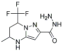 5-METHYL-7-TRIFLUOROMETHYL-4,5,6,7-TETRAHYDRO-PYRAZOLO[1,5- A ]PYRIMIDINE-2-CARBOXYLIC ACID HYDRAZIDE Struktur