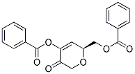 (6S)-(-)-4-BENZOYLOXY-6-BENZOYLOXYMETHYL-2H-PYRAN-3(6H)-ONE Struktur