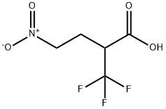 4-NITRO-2-(TRIFLUOROMETHYL)BUTANOIC ACID Struktur