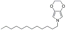 N-DODECYL-3 4-(1 2-ETHYLENEDIOXY)PYRROLE Struktur