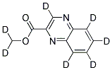 QUINOXALINE-2-CARBOXY-LIC ACID METHYL ESTER-D7 Struktur