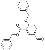 BENZYL 2-BENZYLOXY-5-FORMYLBENZOATE Struktur