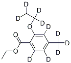 ETHYL 2-ETHOXY-4-METHYLBENZOATE-D10 Struktur