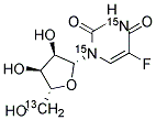 5-FLUOROURIDINE-13C,15N2 Struktur