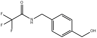 N-(4-HYDROXYMETHYLBENZYL)TRIFLUOROACETAMIDE Struktur