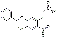 4-METHOXY-5-BENZYLOXY-2,B-DINITROSTYRENE Struktur