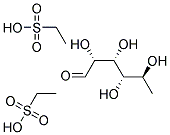 L-RHAMNOSE BIS(ETHYLSULFONE) Struktur