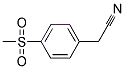 4-(METHYLSULPHONYL)PHENYLACETONITRILE Struktur