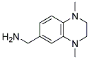 6-(AMINOMETHYL)-1,4-DIMETHYL-1,2,3,4-TETRAHYDROQUINOXALIN Struktur