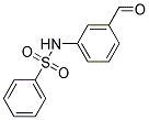 N-(3-FORMYLPHENYL)BENZENESULPHONAMIDE Struktur