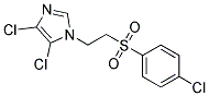 4,5-DICHLORO-1-{2-[(4-CHLOROPHENYL)SULPHONYL]ETHYL}-1H-IMIDAZOLE Struktur