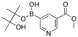 5-(METHOXYCARBONYL)PYRIDINE-3-BORONIC ACID, PINACOL ESTER Struktur