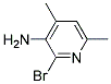 3-AMINO-2-BROMO-4,6-DIMETHYLPYRIDIN Struktur