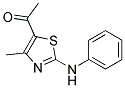 5-ACETYL-4-METHYL-2-(PHENYLAMINO)THIAZOL Struktur