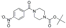 TERT-BUTYL 4-(4-NITROBENZOYL)TETRAHYDRO-1(2H)-PYRAZINECARBOXYLAT Struktur